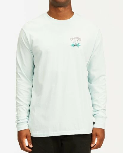 BILLABONG Arch California Long Sleeve T-Shirt COASTAL BLUE 1 BILLABONG Arch California Long Sleeve T-Shirt COASTAL BLUE