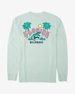 BILLABONG Arch Florida Long Sleeve T-Shirt SEAGLASS 13 BILLABONG Arch Florida Long Sleeve T-Shirt SEAGLASS -Mens Accessories Sales 2022 abyzt00367 billabongf sgl bck1 1