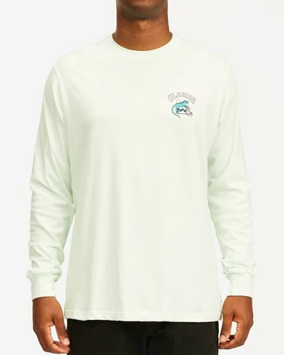 BILLABONG Arch Florida Long Sleeve T-Shirt SEAGLASS 1 BILLABONG Arch Florida Long Sleeve T-Shirt SEAGLASS