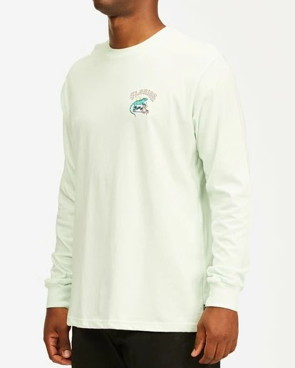 BILLABONG Arch Florida Long Sleeve T-Shirt SEAGLASS 2 BILLABONG Arch Florida Long Sleeve T-Shirt SEAGLASS - Image 2