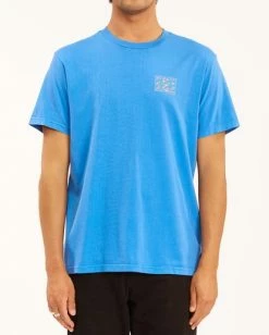 BILLABONG Crayon Wave Washed Short Sleeve T-Shirt LIGHT LAVENDER