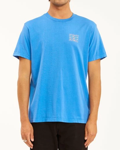 BILLABONG Crayon Wave Washed Short Sleeve T-Shirt LIGHT LAVENDER 1 BILLABONG Crayon Wave Washed Short Sleeve T-Shirt LIGHT LAVENDER