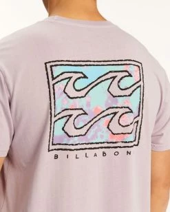 BILLABONG Crayon Wave Washed Short Sleeve T-Shirt LIGHT LAVENDER 13 BILLABONG Crayon Wave Washed Short Sleeve T-Shirt LIGHT LAVENDER -Mens Accessories Sales 2022 abyzt00397 billabongw pev0 dtl1 1