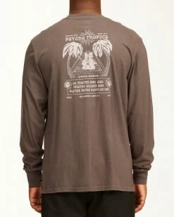 BILLABONG Eternal Sunshine Long Sleeve Wave Washed T-Shirt CHAR -Mens Accessories Sales 2022 abyzt00400 billabongw crc bck1 1