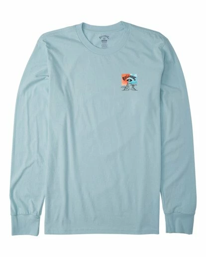 BILLABONG A/Div Eyesolation Arch Long Sleeve T-Shirt COASTAL BLUE 6 BILLABONG A/Div Eyesolation Arch Long Sleeve T-Shirt COASTAL BLUE - Image 6
