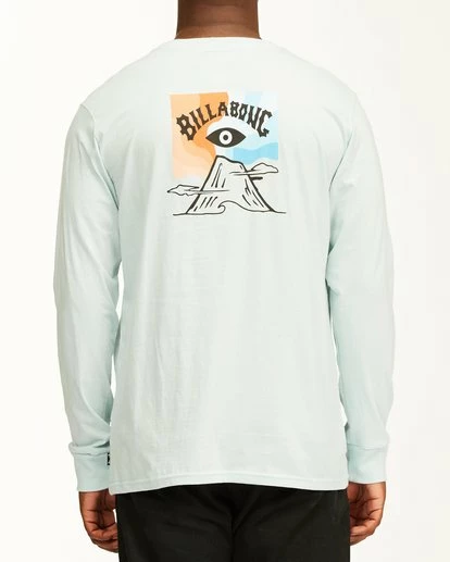 BILLABONG A/Div Eyesolation Arch Long Sleeve T-Shirt COASTAL BLUE 3 BILLABONG A/Div Eyesolation Arch Long Sleeve T-Shirt COASTAL BLUE - Image 3