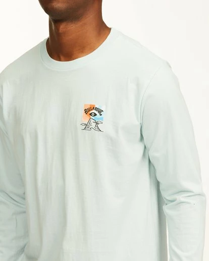 BILLABONG A/Div Eyesolation Arch Long Sleeve T-Shirt COASTAL BLUE 5 BILLABONG A/Div Eyesolation Arch Long Sleeve T-Shirt COASTAL BLUE - Image 5