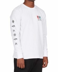 BILLABONG A/Div Eyesolation Long Sleeve T-Shirt WHITE -Mens Accessories Sales 2022 abyzt00412 billabongw wht sd2 1