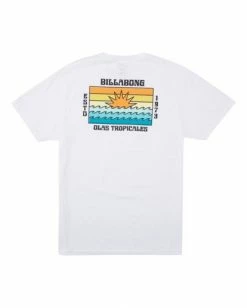 BILLABONG Olas Pocket T-Shirt WHITE -Mens Accessories Sales 2022 abyzt00510 billabongf wht bck1 1