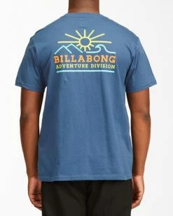 BILLABONG A/Div Hills Short Sleeve T-Shirt NEW BLUE -Mens Accessories Sales 2022 abyzt00544 billabongw nbl bck1 1