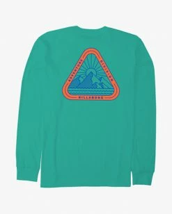 BILLABONG A/Div Sawtooth Long Sleeve T-Shirt SEAGREEN -Mens Accessories Sales 2022 abyzt00547 billabongf sgn bck1 1