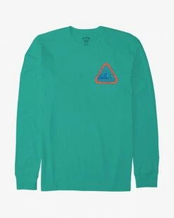 BILLABONG A/Div Sawtooth Long Sleeve T-Shirt SEAGREEN -Mens Accessories Sales 2022 abyzt00547 billabongf sgn frt1 1