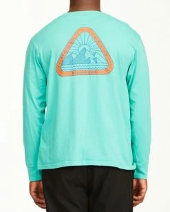 BILLABONG A/Div Sawtooth Long Sleeve T-Shirt SEAGREEN -Mens Accessories Sales 2022 abyzt00547 billabongw sgn bck1 1