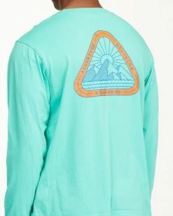 BILLABONG A/Div Sawtooth Long Sleeve T-Shirt SEAGREEN -Mens Accessories Sales 2022 abyzt00547 billabongw sgn dtl1 1