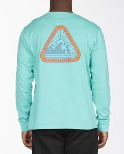 BILLABONG A/Div Sawtooth Long Sleeve T-Shirt SEAGREEN -Mens Accessories Sales 2022 abyzt00547 billabongw sgn sd2 1