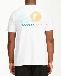 BILLABONG A/Div Wonders Short Sleeve T-Shirt WHITE 9 BILLABONG A/Div Wonders Short Sleeve T-Shirt WHITE -Mens Accessories Sales 2022 abyzt00563 billabongw wht bck1 1