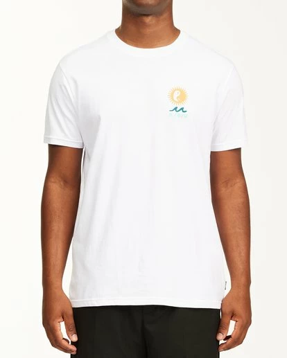 BILLABONG A/Div Wonders Short Sleeve T-Shirt WHITE 1 BILLABONG A/Div Wonders Short Sleeve T-Shirt WHITE