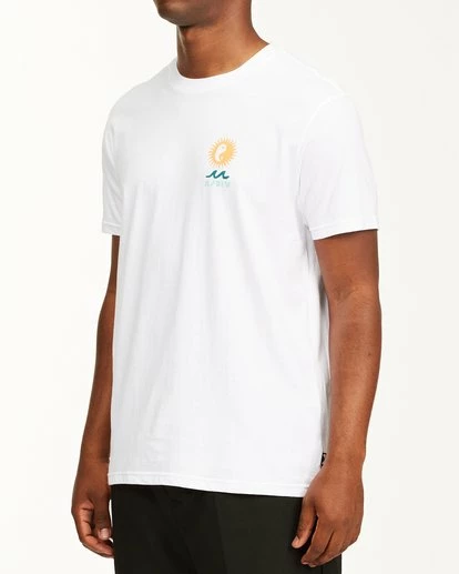 BILLABONG A/Div Wonders Short Sleeve T-Shirt WHITE 2 BILLABONG A/Div Wonders Short Sleeve T-Shirt WHITE - Image 2