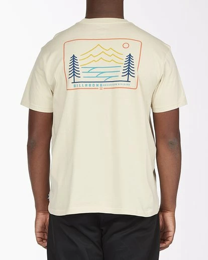 BILLABONG A/Div Hwy 101 Short Sleeve T-Shirt CHINO 3 BILLABONG A/Div Hwy 101 Short Sleeve T-Shirt CHINO - Image 3