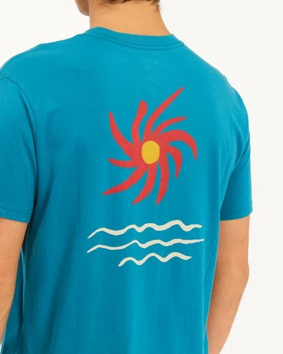 BILLABONG Wrangler Day Light Short Sleeve T-Shirt EMERALD 6 BILLABONG Wrangler Day Light Short Sleeve T-Shirt EMERALD - Image 6