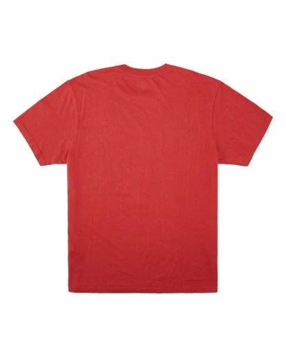 BILLABONG Wrangler Lands Short Sleeve T-Shirt CRIMSON 7 BILLABONG Wrangler Lands Short Sleeve T-Shirt CRIMSON - Image 7