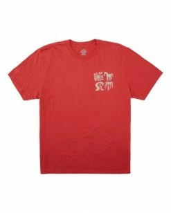 BILLABONG Wrangler Lands Short Sleeve T-Shirt CRIMSON 12 BILLABONG Wrangler Lands Short Sleeve T-Shirt CRIMSON -Mens Accessories Sales 2022 abyzt00573 billabongf cri frt1 1