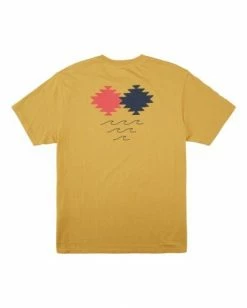 BILLABONG Wrangler Eclipse Short Sleeve T-Shirt MUSTARD -Mens Accessories Sales 2022 abyzt00576 billabongf mus bck1 1