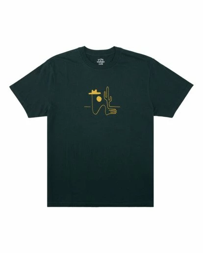BILLABONG Wrangler Sleepwalker Short Sleeve T-Shirt BOTTLE GREEN 6 BILLABONG Wrangler Sleepwalker Short Sleeve T-Shirt BOTTLE GREEN - Image 6