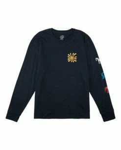 BILLABONG Wrangler Lands Long Sleeve T-Shirt INDIGO -Mens Accessories Sales 2022 abyzt00580 billabongf ind frt1 1