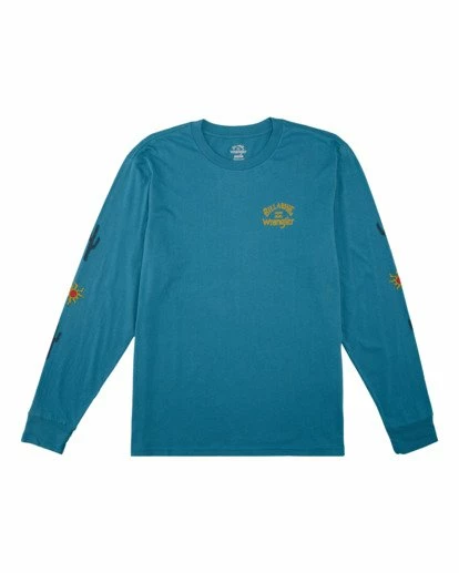 BILLABONG Wrangler Sunlight Long Sleeve T-Shirt EMERALD 6 BILLABONG Wrangler Sunlight Long Sleeve T-Shirt EMERALD - Image 6