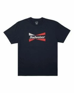 BILLABONG Budweiser Flag Short Sleeve T-Shirt NAVY -Mens Accessories Sales 2022 abyzt00586 billabongf nvy frt1 1