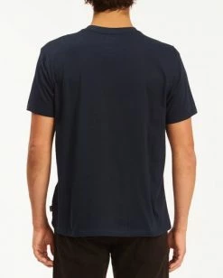 BILLABONG Budweiser Flag Short Sleeve T-Shirt NAVY -Mens Accessories Sales 2022 abyzt00586 billabongw nvy bck1 1