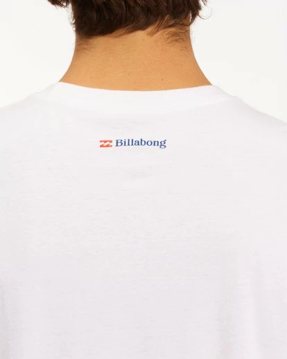 BILLABONG Budweiser Crusher Short Sleeve T-Shirt WHITE 6 BILLABONG Budweiser Crusher Short Sleeve T-Shirt WHITE - Image 6