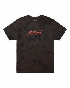 BILLABONG Budweiser Bow Tie-Dye Short Sleeve T-Shirt BLACK 11 BILLABONG Budweiser Bow Tie-Dye Short Sleeve T-Shirt BLACK -Mens Accessories Sales 2022 abyzt00588 billabongf blk frt1 1