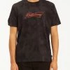 BILLABONG Budweiser Bow Tie-Dye Short Sleeve T-Shirt BLACK