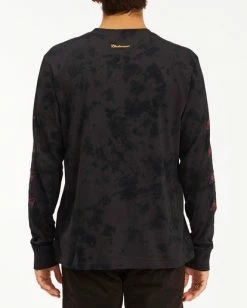 BILLABONG Budweiser Bow Tie-Dye Long Sleeve T-Shirt BLACK 9 BILLABONG Budweiser Bow Tie-Dye Long Sleeve T-Shirt BLACK -Mens Accessories Sales 2022 abyzt00590 billabongw blk bck1 1