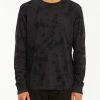 BILLABONG Budweiser Bow Tie-Dye Long Sleeve T-Shirt BLACK