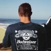 BILLABONG Budweiser Insignia Long Sleeve T-Shirt NAVY