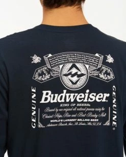 BILLABONG Budweiser Insignia Long Sleeve T-Shirt NAVY 13 BILLABONG Budweiser Insignia Long Sleeve T-Shirt NAVY -Mens Accessories Sales 2022 abyzt00591 billabongw nvy dtl2 1