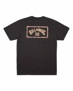 BILLABONG A/Div Arch Short Sleeve T-Shirt AGAVE -Mens Accessories Sales 2022 abyzt00592 billabongf blk bck1 1