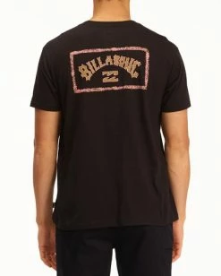 BILLABONG A/Div Arch Short Sleeve T-Shirt AGAVE -Mens Accessories Sales 2022 abyzt00592 billabongw blk bck1 1
