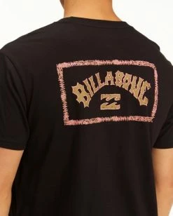 BILLABONG A/Div Arch Short Sleeve T-Shirt AGAVE -Mens Accessories Sales 2022 abyzt00592 billabongw blk dtl1 1