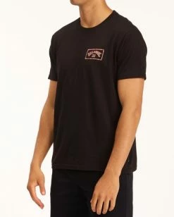 BILLABONG A/Div Arch Short Sleeve T-Shirt AGAVE -Mens Accessories Sales 2022 abyzt00592 billabongw blk sd1 1