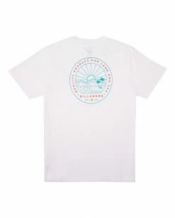 BILLABONG A/Div Scenery Short Sleeve T-Shirt WHITE -Mens Accessories Sales 2022 abyzt00594 billabongf wht bck1 1