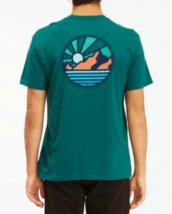 BILLABONG A/Div Rockies Short Sleeve T-Shirt DEEP SEA -Mens Accessories Sales 2022 abyzt00595 billabongw dps bck1 1