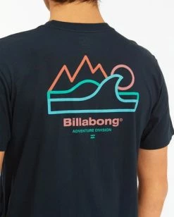 BILLABONG A/Div Peak Wave Short Sleeve T-Shirt INDIGO -Mens Accessories Sales 2022 abyzt00596 billabongw ind dtl1 1