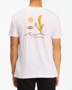 BILLABONG A/Div Dazed Short Sleeve T-Shirt WHITE -Mens Accessories Sales 2022 abyzt00598 billabongw wht bck1 1
