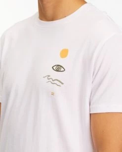 BILLABONG A/Div Dazed Short Sleeve T-Shirt WHITE -Mens Accessories Sales 2022 abyzt00598 billabongw wht dtl2 1