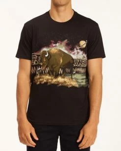 BILLABONG A/Div Buffalo Short Sleeve T-Shirt BLACK