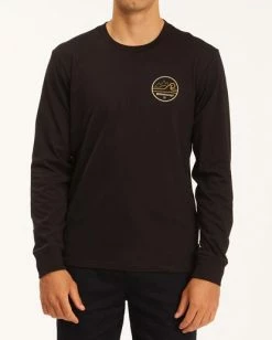 BILLABONG A/Div Peak Wave Long Sleeve T-Shirt BLACK